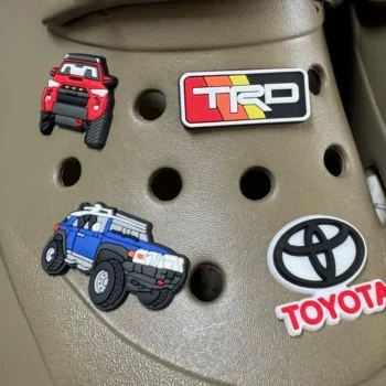 Off Road 4x4 Combo (10 Pcs) charm for clog shoes, wristband, bracelet, decoration for Men, Women and Kids for Toyota Enthusiasts - Image 3